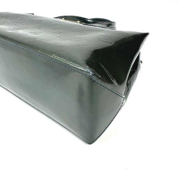 LOUIS VUITTON MonogramVernis WilsherePM Bag Tote Bag Hand Bag - Picture 4 of 16